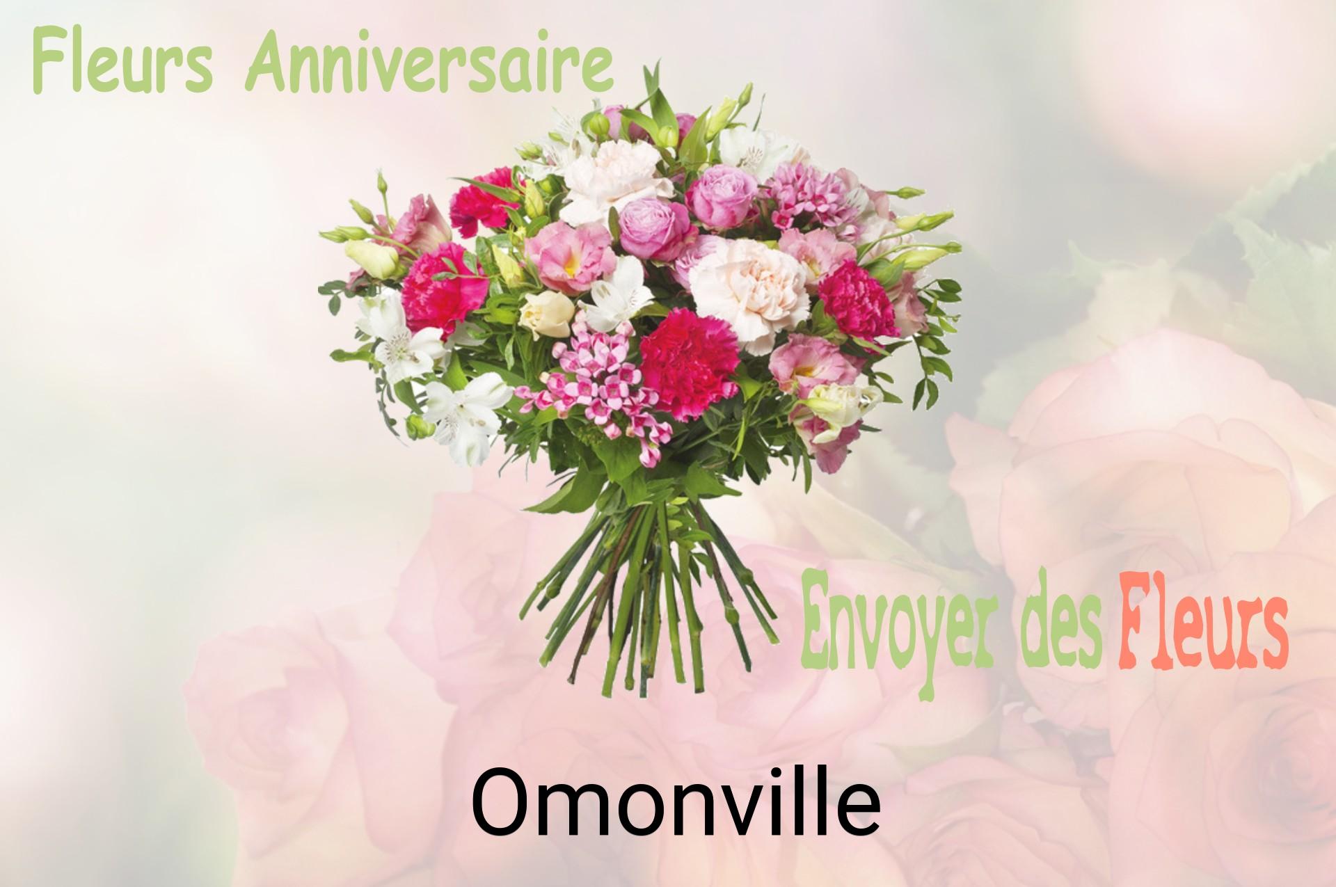 Bouquet de fleurs d’anniversaire livré à Omonville