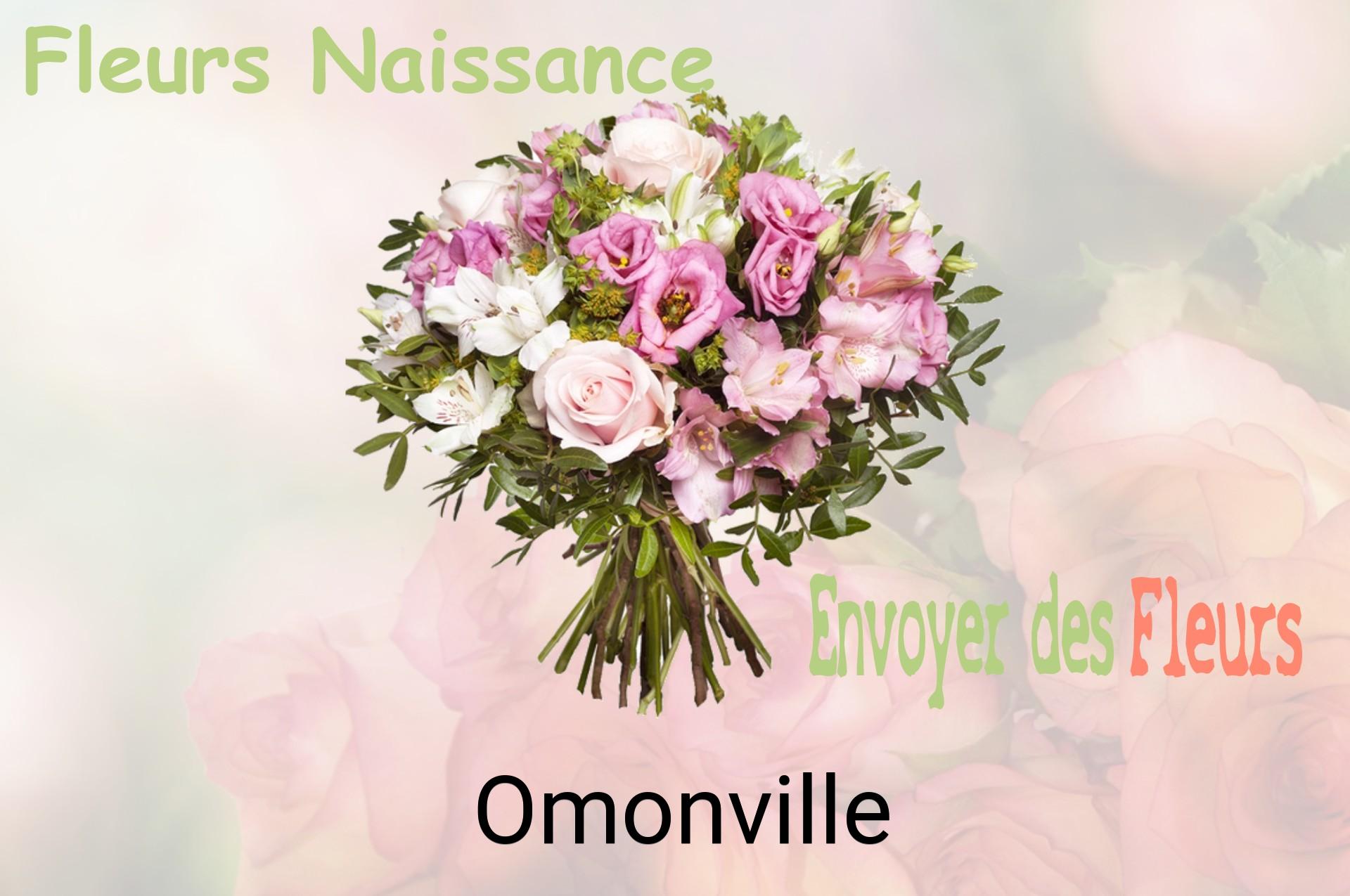 Bouquet de fleurs de naissance livré à Omonville