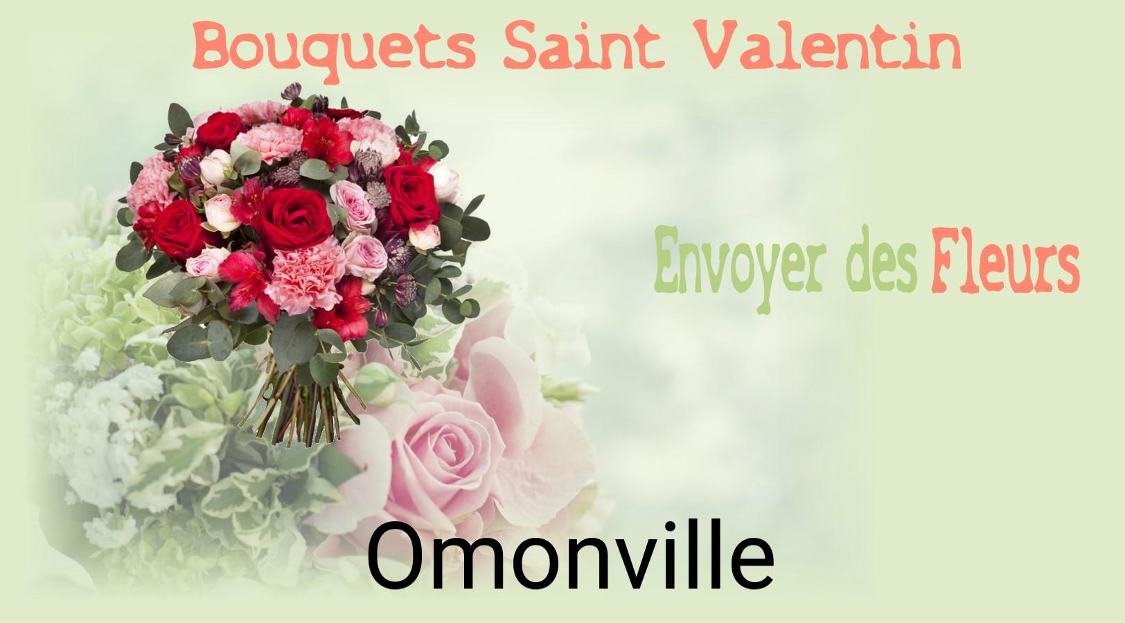 Roses de Saint-Valentin livrées à Omonville